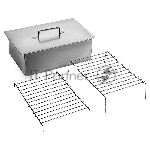 Коптильня двухъярусная 420x270x175 мм, 0,5 мм Россия Camping  Palisad