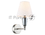 Настенный светильник Ambrella light LH75259 SN/FR сатин никель/белый матовый E14 max 40W 210*160*325