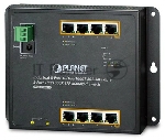 Индустриальный коммутатор WGS-4215-8P2S  IP30, IPv6/IPv4, 8-Port 1000T 802.3at PoE + 2-Port 100/1000X SFP Wall-mount Managed Ethernet Switch (-40 to 75 C, dual power input on 48-56VDC terminal block and power jack, SNMPv3, 802.1Q VLAN, IGMP Snooping, SSL, SSH, ACL)