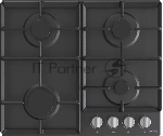 Газовая варочная поверхность Gorenje G641EXB, 4 конфорки, эмалированная сталь, 7650 Вт
