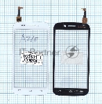 Сенсорное стекло (тачскрин) для Micromax A210 Canvas 4 белое