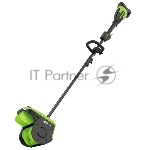 Снегоуборщик аккумуляторный GreenWorks 40V, 30 см, бесщеточный, с 1хАКБ 4 Ач и ЗУ (2603107UB)