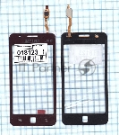 Сенсорное стекло (тачскрин) для Samsung Z1 SM-Z130H красное