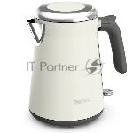 Электрочайник Tefal KI666AE0 молочный, 1.7 л, 2400 Вт, скрытый нагревательный элемент