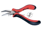 Утконосы MATRIX 17462длинногубцы black nickel 200мм изогнутые двухкомпонентные рукоятки