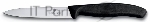 Нож кухонный Victorinox Swiss Classic (6.7703) стальной для чистки овощей и фруктов лезв.100мм прямая заточка черный без упаковки