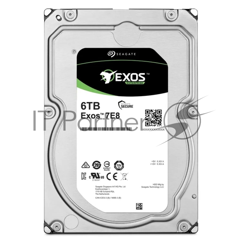 Жесткий диск HDD Seagate Enterprise 6Tb 7200rpm SAS 256Mb 3.5"