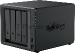 Сетевое хранилище Synology DiskStation DS925+ черный (AMD Ryzen V1500B/4Gb/4 pcs (3.5" or 2.5" SATA or SSD)/1xM.2 2280 NVMe SSD/RAID/1x4Gb/no WIFI) (DS