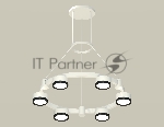 Светильник Ambrella light XR92031101/6 SWH/PBK белый песок/черный полированный GX53 (A9203, C9231, N8113)