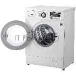 Стиральная машина LG F12M7NDS1 белый, загрузка фронтальная 6 кг, 1200 об/мин, класс A