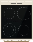 Плита электрическая Gorenje GECS5B70CLI бежевый, конфорок 4 электрических, духовка 70 л, 50 см x 85 см x 59.4 см, вид 20
