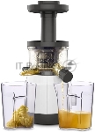 Соковыжималка Moulinex ZU150110 белый/черный, шнековая вертикальная, 150 Вт, 800 мл, электронное, реверс, вид 38