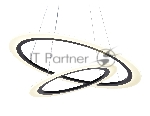 Светильник Ambrella light FA4357/2 BK черный 78W 3000K/4200K/6400K D580*670 (ПДУ РАДИО 2.4G)