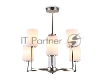 Люстра Ambrella light LH56211/6 SN/FR никель/белый матовый E27/6 max 60W D600*600