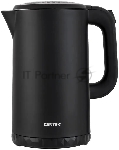 Электрочайник Centek CT-0020 черный, 1.7 л, 2200 Вт, скрытый нагревательный элемент