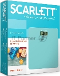 Весы напольные электронные Scarlett SC-BS33E035 макс.180кг голубой