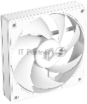 Вентилятор для корпуса ID-Cooling AF-125-W белый, 120 мм, 2000 об/мин, 29.85 дБ, 4 pin