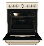 Плита электрическая Gorenje GECS6B70CLI бежевая, конфорок 4 электрических, духовка 71 л, 60 см x 85 см x 60 см, вид 23