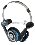 Проводные наушники KOSS Porta Pro Classic черный/голубой, накладные, проводной, складная конструкция, вид 27