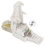 Полевой коннектор RJ-45 8P8C, неэкранированный, категории 5E