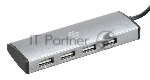 USB-концентратор Digma HUB-4U2.0-UC-DS, USB-C, USB 2.0 4 порта, USB