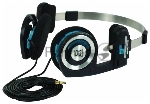Проводные наушники KOSS Porta Pro Classic черный/голубой, накладные, проводной, складная конструкция, вид 26