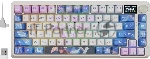 Клавиатура Redragon Flekact Pro гибридная, USB Type-A, Bluetooth, радиоканал, фиолетовый