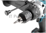 Дрель-шуруповерт Makita DHP458RFE, 18 В, 3 Ач, 91 Нм, щеточный, ударный, вид 26