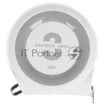 Рулетка Deli Home Series White H8103A 3м х 19мм, клипса, шнурок, эксклюзивный дизайн
