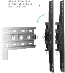 Стойка для телевизора Kromax OMEGA-19 черный 30"-70" макс.55кг напольный мобильный, вид 4