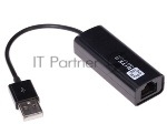 Адаптер USB Ethernet Кабель-адаптер USB2.0 -> RJ45 10/100 Мбит/с, 10см. 5bites UA2-45-02BK, вид 7