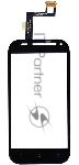 Сенсорное стекло (тачскрин) для HTC One SV LTE T528T, черное