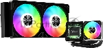 Система жидкостного охлаждения Formula V Line Cryo Wing Digi 240 BK, 240мм, LCD 2.73", 2x120мм, ARGB fans, LGA115X/1200/1700/1851/1366/2011/2066, AM3/AM4/AM5/Ryzen3/Ryzen5/Ryzen7/Threadripper/RT4