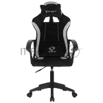 Кресло игровое Knight Optimum черный/серый крестов. пластик