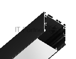 Алюминиевый профиль Ambrella light GP2550BK черный 2000*35*35