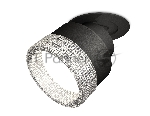 Светильник Ambrella Light XM8102540 SBK/CL черный песок/прозрачный GX53 (A2242, A2106, C8102, N8480)