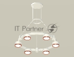 Светильник Ambrella light XR92031103/6 SWH/PPG белый песок/золото розовое полированное GX53 (A9203, C9231, N8126)