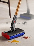 Пылесос вертикальный Dyson Pencil Wash оранжевый, питание от аккумулятора, 50 Вт, уборка влажная, пылесборник 0.34 л, вид 10