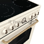 Плита электрическая Gorenje GECS6B70CLI бежевая, конфорок 4 электрических, духовка 71 л, 60 см x 85 см x 60 см, вид 19