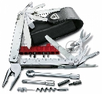 Мультитул Victorinox SwissTool X Plus Ratchet (3.0339.L) 115мм 40функций серебристый карт.коробка