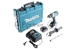 Дрель-шуруповерт Makita DHP458RFE, 18 В, 3 Ач, 91 Нм, щеточный, ударный, вид 6