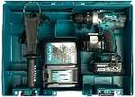 Дрель-шуруповерт Makita DHP458RFE, 18 В, 3 Ач, 91 Нм, щеточный, ударный, вид 22
