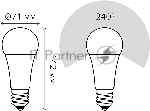 Лампа светодиодная Gauss LED Elementary A67 30W E27 2390lm 6500K 1/10/50 0