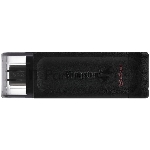 Флешка USB Kingston DataTraveler DT70 (DT70/64Gb), 64Gb, USB Type-C 3.2, R/W 70/45, черный