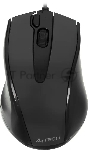 Мышь проводная A4Tech N-500F серый глянец/черный, 1200 dpi, USB, кнопки - 4