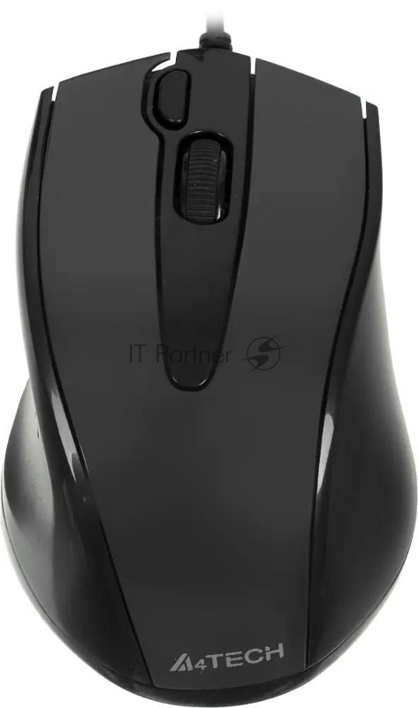 Мышь проводная A4Tech N-500F серый, 1000 dpi, USB Type-A, кнопки - 4