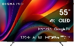 Телевизор Digma 55" Pro 55M черный/серебристый OLED 4K UHD 120Hz Google TV