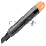 Технический нож Home Series Gray Deli HT4018C ширина лезвия 18мм, эксклюзивный дизайн, корпус из высококачественного софттач пластика