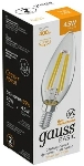 Лампа светодиодная Gauss Basic 1031115 4.5Вт цок.: E14 свеча 220B 2700K св. свеч. бел. теп. (упак.: 10 шт)