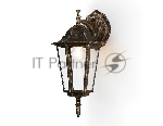 Уличный настенный светильник Ambrella light ST2019 GD/BK/CL золото/черный/прозрачный IP54 E27 max 40W 360*150*210
